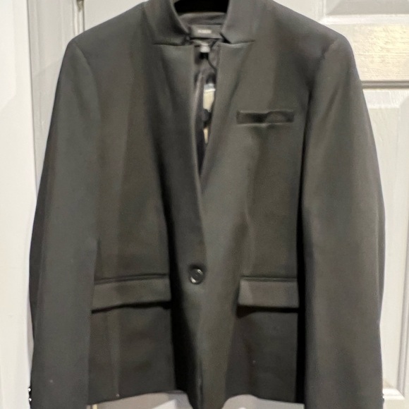 Black J. Crew Regent blazer in four-season stretch sz.22 new with tags - Picture 2 of 6